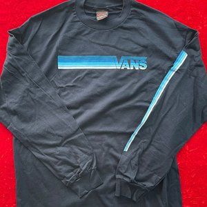 Vans Vintage LS Graphic Tee - Navy XL
